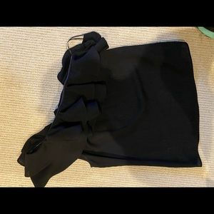 Black one shoulder shirt